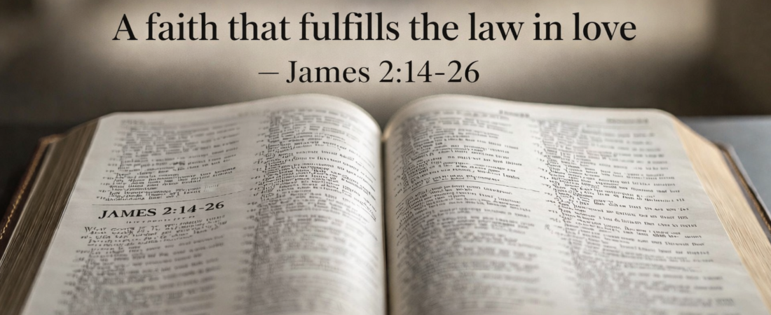 James 2:14-26 – A Faith That Fulfills the Law in Love